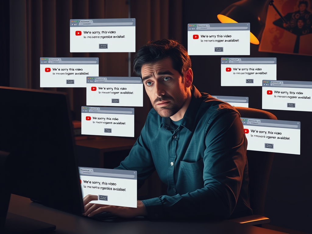 Error de Youtube "We're sorry, this video is no longer available"