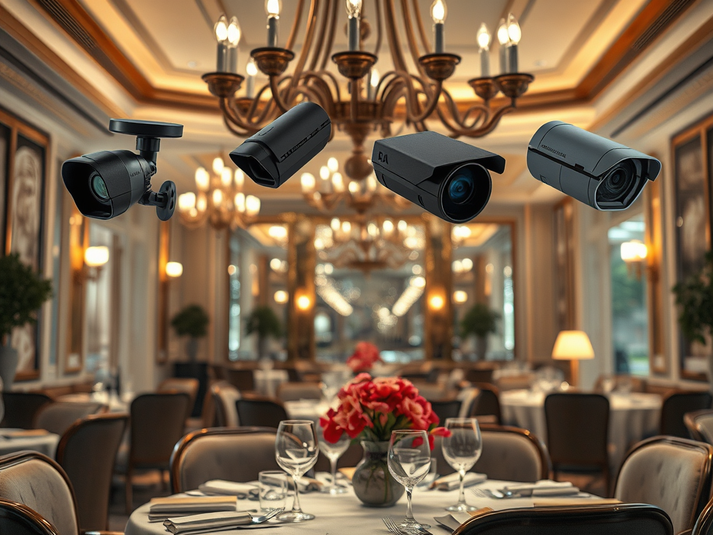 Microcámaras de espionaje en restaurantes de lujo