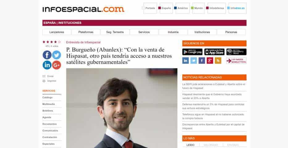 Hispasat y parte del futuro de España en el espacio, en venta – @bolsamania @infoespacial